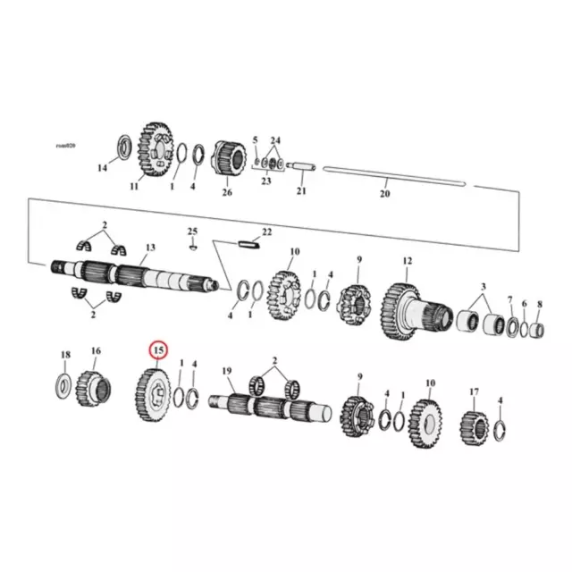 Andrews 2.94 1st Engrenage Close Diamètre Ensemble For Harley-Davidson