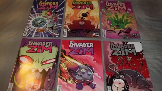 Oni Press Invader Zim Lot of 16 Comics plus variant VG-F Condition