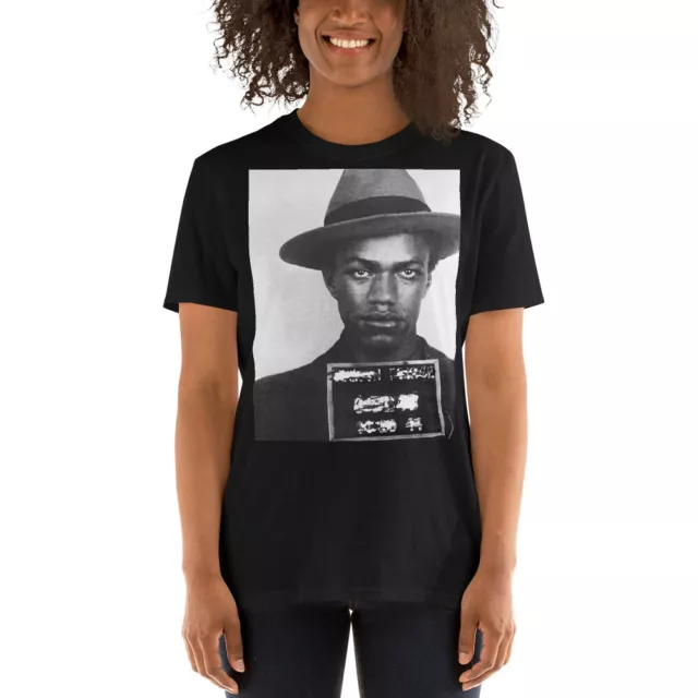 Malcolm X Mug Shot Mugshot Vertical Tee Tees Tshirt T-Shirt