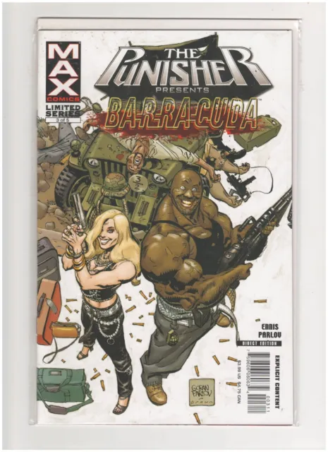 Punisher Presents Barracuda MAX #3 By Ennis Parlov Frank Castle Marvel Comics 07