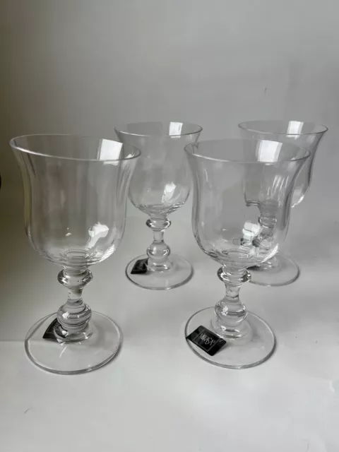 4 Mikasa FRENCH Countryside Wine Glasses New With Tags In Box