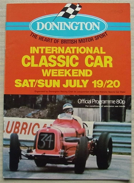 Programme Officiel Hatch 9 Août 1987 – GM Trophy Day, Courses Auto, Angleterre