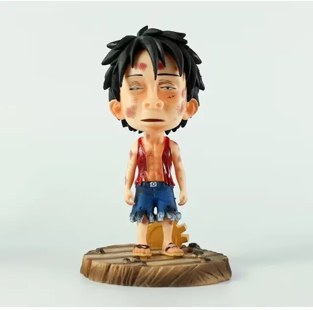 Bandai Anime Heroes One Piece Monkey D Luffy cloak battle suit crouching  ornaments model King of Thieves hand-me-down Toys - AliExpress