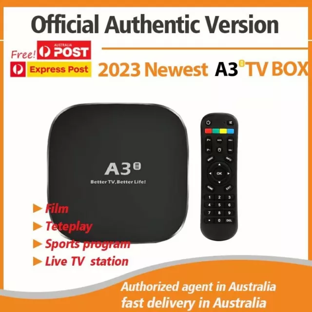 A3Ⅱ TV BOX Android 8K 2024Latest version （The world's Chinese favorite TV box）