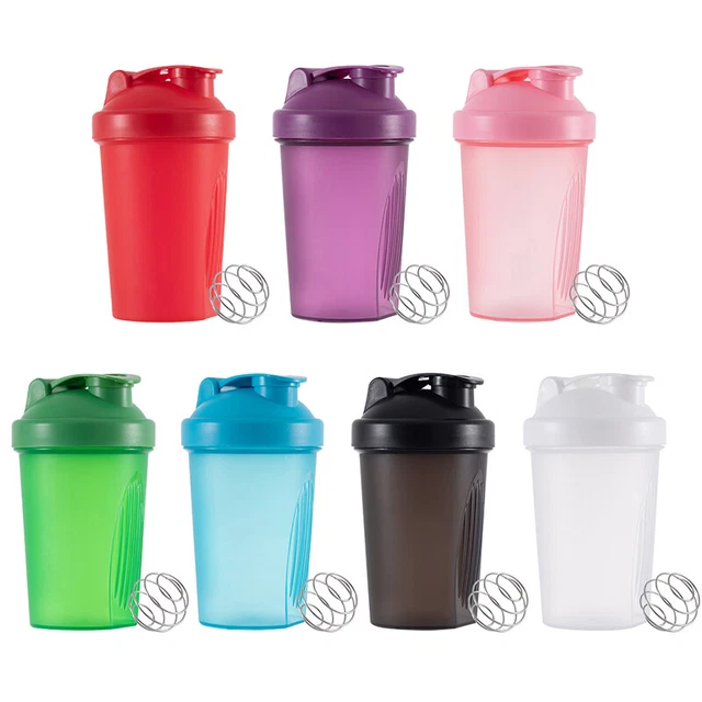 Bottiglia Sport Shaker 400ML Bottiglia Miscelazione Proteine del Sime Bottiglia Plastica Bevanda Ge t