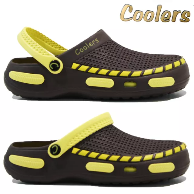 Mens Clogs Mules Slippers Nursing Garden Beach Sandals Hospital Rubber Shoes