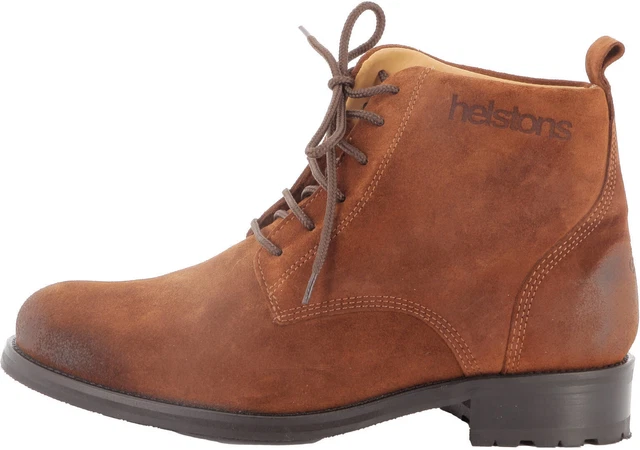 Stivali moto Helstons Deville Suede (Brown,43)