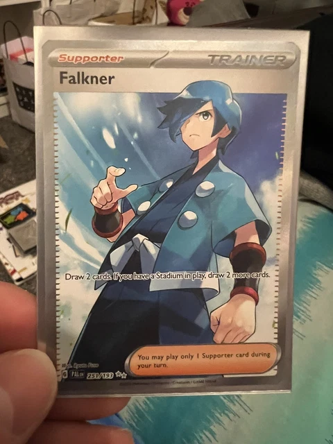 Falkner - Ultra Rare Full Art - 251/193 - SV02 Paldea Evolved - Pokemon