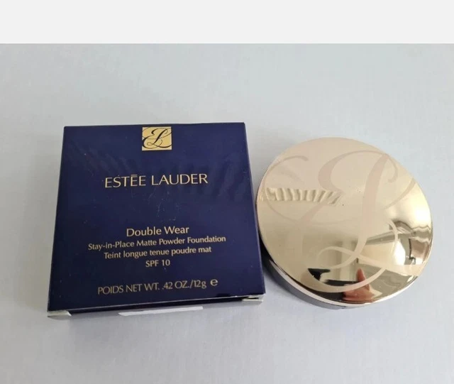 Base en polvo mate Estee Lauder doble uso estancia en el lugar 3C1 al atardecer nueva en caja
