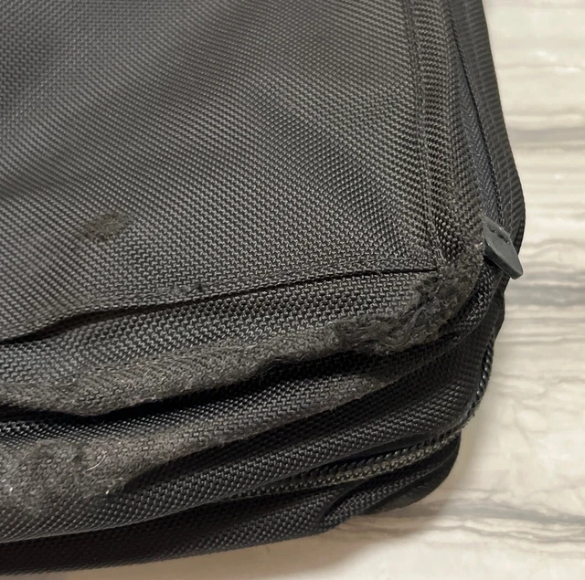 TUMI ALPHA Briefcase Black Ballistic Nylon Expandable File Laptop Bag 26141DH 6