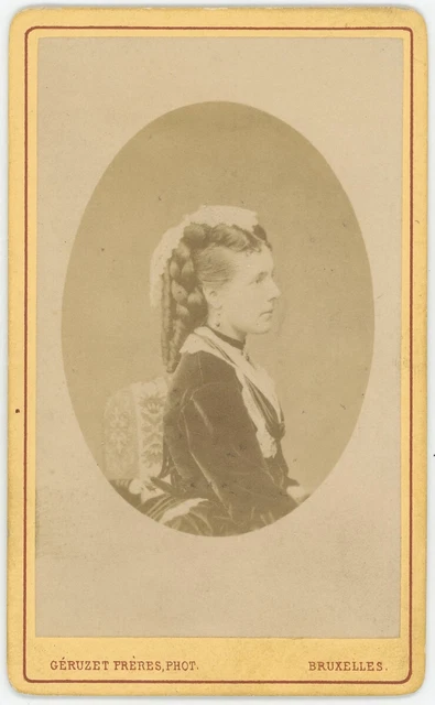 CDV (Carte De Visite) Vers 1865, Portrait De Louise Gleize De Lablanque Née Roquefeuille, Noblesse