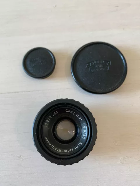 Schneider Kreuznach Componon 1:5.6 f = 80 lente ampliadora