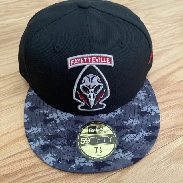 Fayetteville Woodpeckers Black Ops Hat - New Era 7 1/2