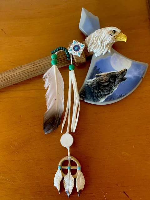 James Meger"Valiant Spirit" Wolf Art Wall Decor Collection Spiritual Dance Stick