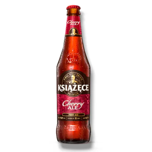 Książęce Cherry Ale  12 x 0,5l- Kirschbier aus Polen mit 4,1% Vol.