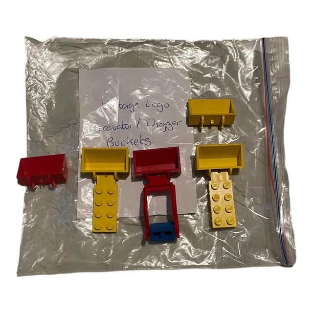 VINTAGE LEGO EXCAVATOR Digger Buckets See Photos For What’s Included £6