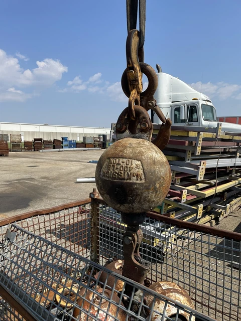McKissick Crane Overhaul Swivel Headache Ball 10-TON-4 10 Ton 400 Lb Crosby Hook