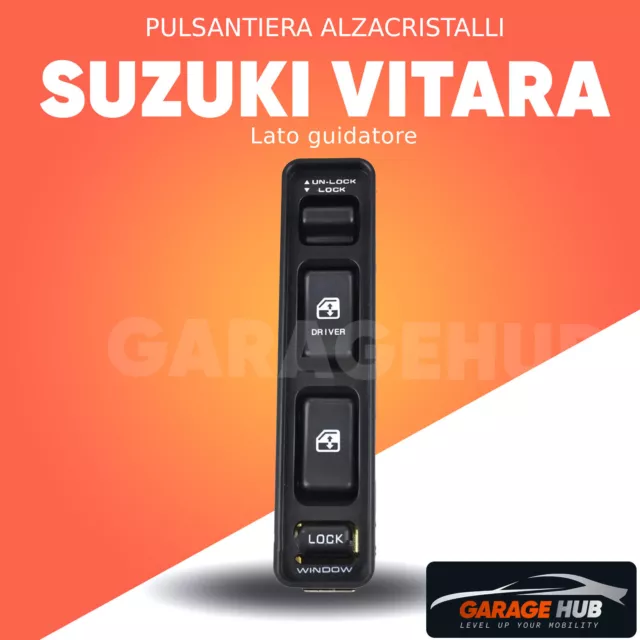 Suzuki Vitara I SUV 1988-1998 Pulsantiera interruttori alzacristalli principale