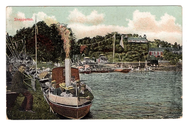 Surrey Carte Postale - Shepperton - P/U 1907 (A368)
