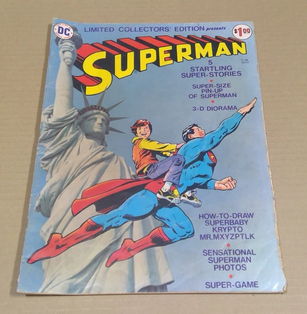 Limited Collectors' Edition C-38 C-43 C-38 DC Comics 1975 1976 Superman Treasury 2