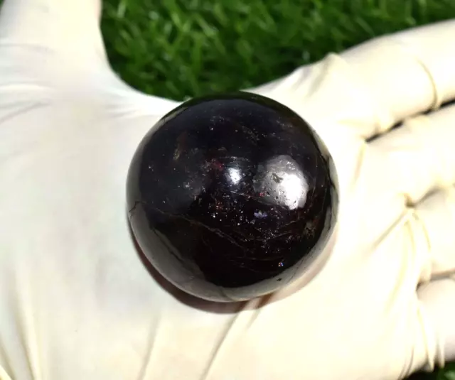 Rara bola de granate de 800 quilates/42 mm esfera de cristal mineral de...
