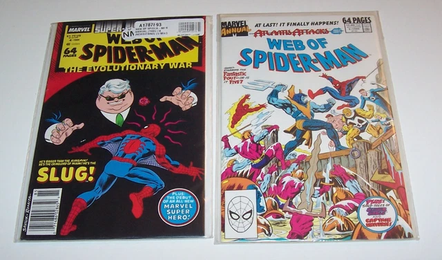 Web of Spider-Man Annual #4 to #7 - Marvel Copper Age NM range issues