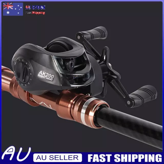 Baitcasting Reel 7.2/1 Gear Ratio Max Drag 10kg 18+1BB Fishing Wheel (Left Hand)