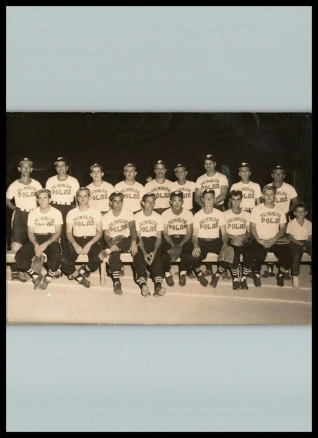 1950s CUBAN CUBA BASEBALL TEAM TRIMALTA POLAR AMATEUR VINTAGE ORIG Photo J 71
