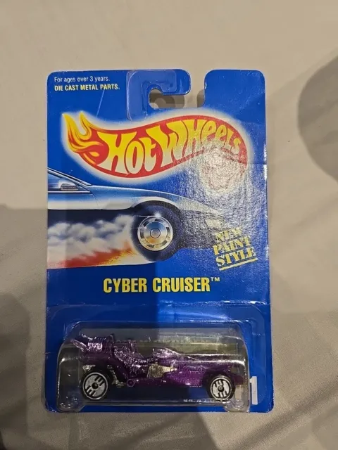 Vintage 1992 Hot Wheels Collector No. 261 Cyber Cruiser MOC New Sealed