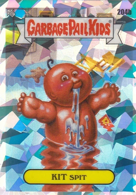 Kit Spit Topps Chrome Garbage Pail Kids Gpk Series 5 Atomic Refractor #204B 2022