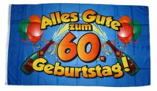 AZ FLAG Geburtstagsflagge 30 Jahre - 150x90cm Happy Birthday Fahne