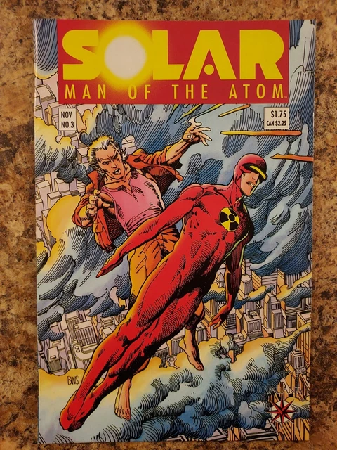Solar Man of the Atom #3 (1991) VF+NM 🗝️ Valiant