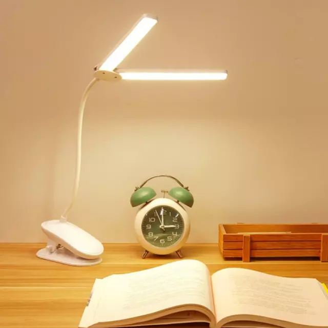 USB LAMPE DE bureau à double tête 3 Engins Lumière de LED Accueil EUR 14,15  - PicClick FR