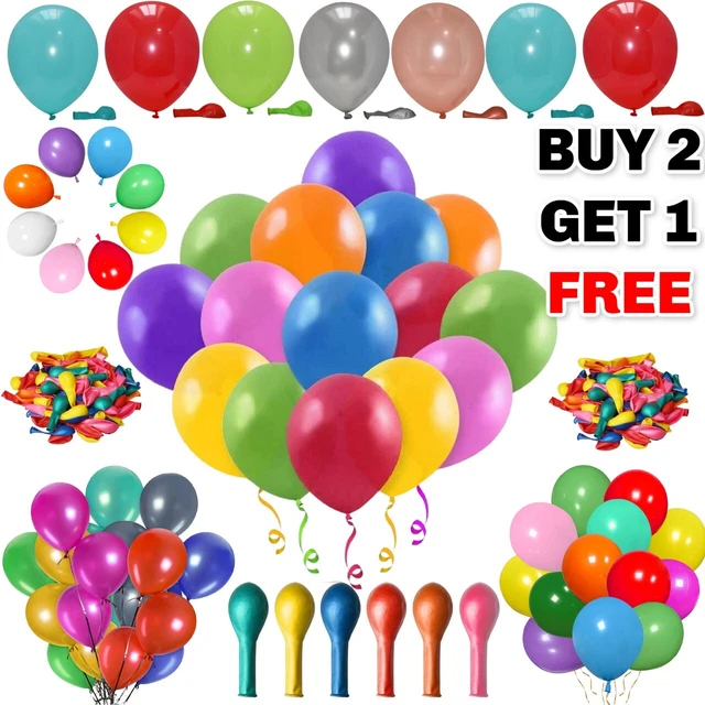 PLAIN BALLOONS HELIUM 10100PCS COLOR Latex BALOONS Birthday BALLOON