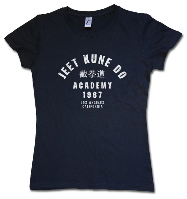 T-SHIRT DONNA JEET KUNE DO ACADEMY BRUCE arti marziali arti marziali stile Lee karate