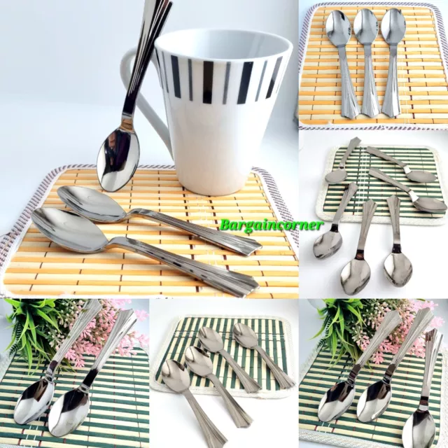 Tea Coffee Spoons Reusable Desert Spoon Silver Disposable Plastic Spoon 14cm