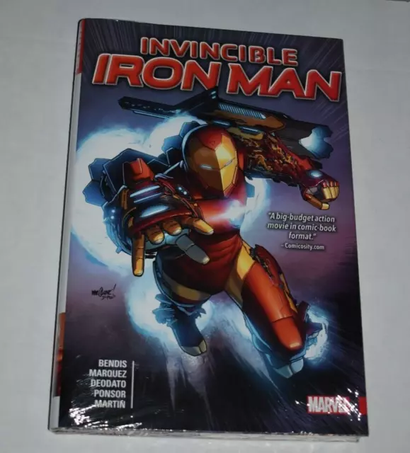 Invincible Iron Man Bendis Vol 1 (Collects Issues 1-14) OHC NEW Sealed Hardcover