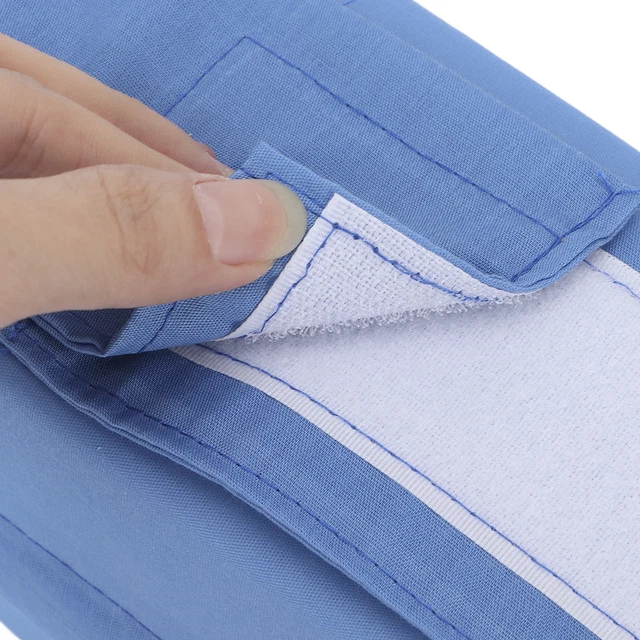 (blue)Knee Pillow Leg Positioner Pillows Relax Reduce Pressure Fixed Strap