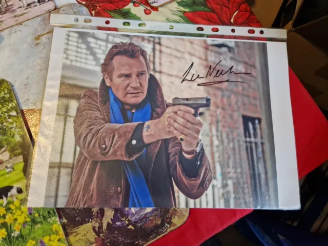 Genuine Signed Liam Neeson Autograph Coa Included