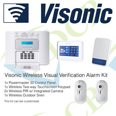 VISONIC verificación visual Profesional Inalámbrico Intruso alarmkit Personalizable