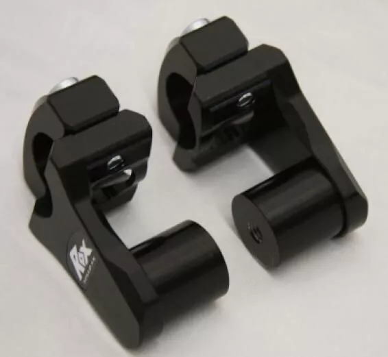 Altrider ROX 2" Pivoting Bar Risers for 1-1/8" Handlebar, BLACK