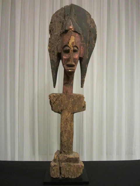 Tres Ancienne Statue Africaine Marionnette Bozo-Bambara/ Mali/Art Tribal/Afrique