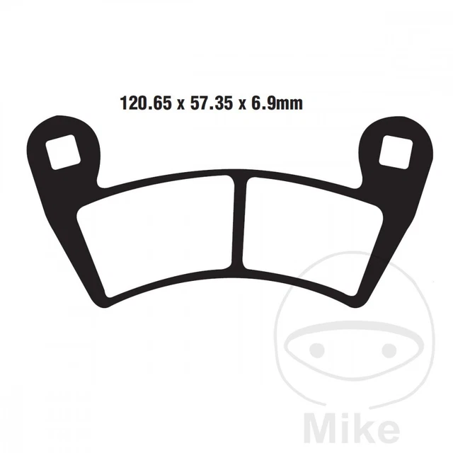 Pastiglie Freno per Polaris Rzr 800 4 Ho Efi 4WD Anno Fab. 2011-2012 Frontale