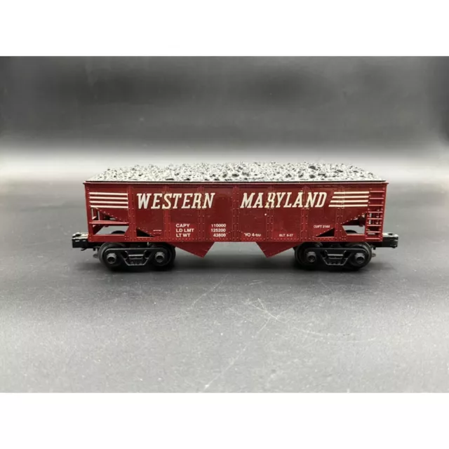 IDM Trains Western Maryland Hopper Car w Coal O Gauge Scale