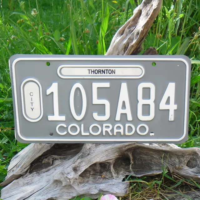 Véritable Plaque D'Immatriculation du Colorado (105A84) License plate USA