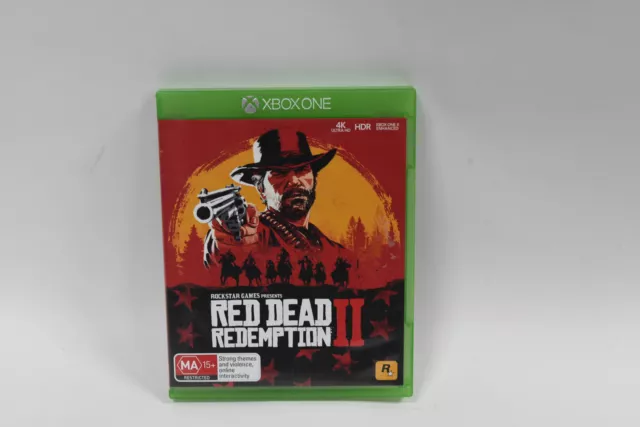 Red Dead Redemption 2 II Xbox One Complete w/Map, 2 discs