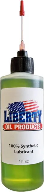 Liberty Oil, 4oz Bottle of The Best 100% Synthetic Oil for Lubricating R/C Radio