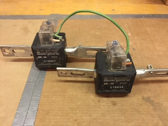 Trasformatore Di Corrente Sangamo Weston R6L 92356-026 1000:5A 60Hz - Nuovo (mai Usato) USA