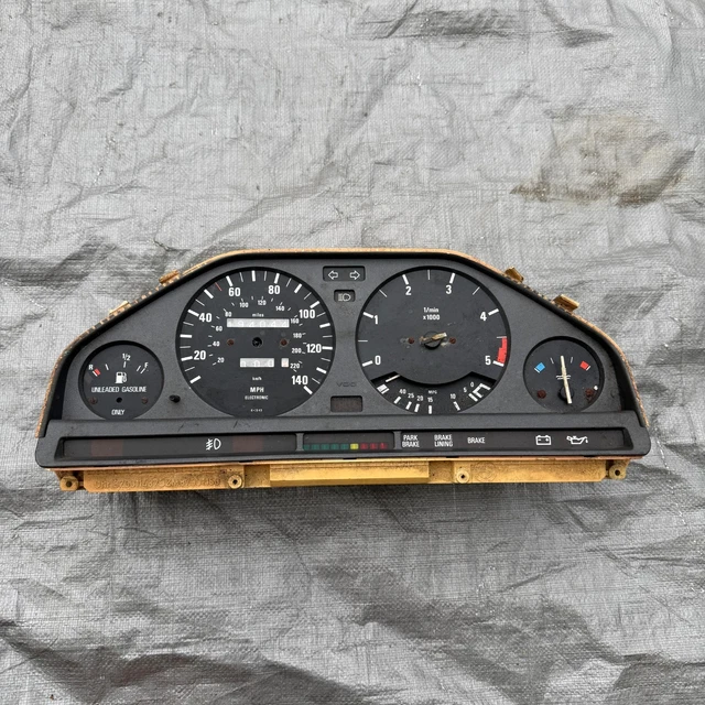 Euro Gauge Cluster / Speedometer For E30 324 Diesel USED G 334513033514 5