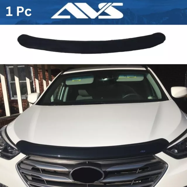 AVS Dark Smoke Aeroskin Hood Protector, Deflector For Hyundai Santa Fe 2013-2018